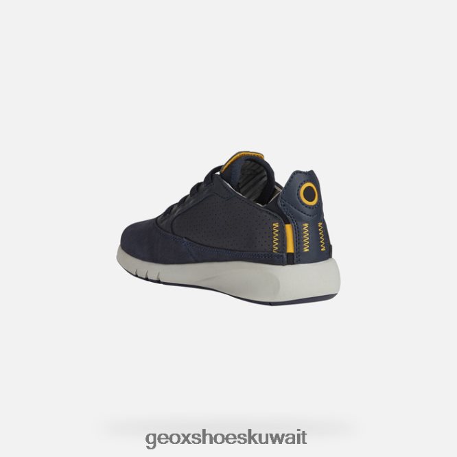 Geox BLL84T1385 Aeranter Boy Navy/Ocher Yellow