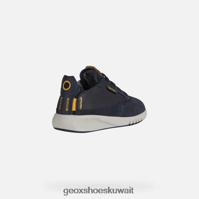 Geox BLL84T1385 Aeranter Boy Navy/Ocher Yellow