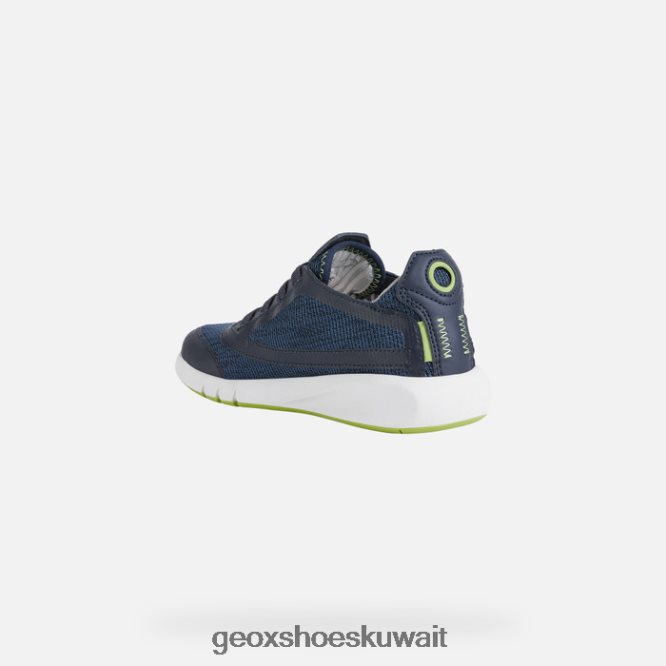 Geox BLL84T1389 Aeranter Boy Navy/Lime Green