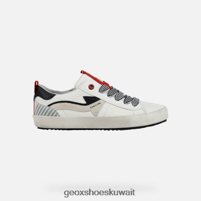 Geox BLL84T1392 Alonisso Boy White/Red