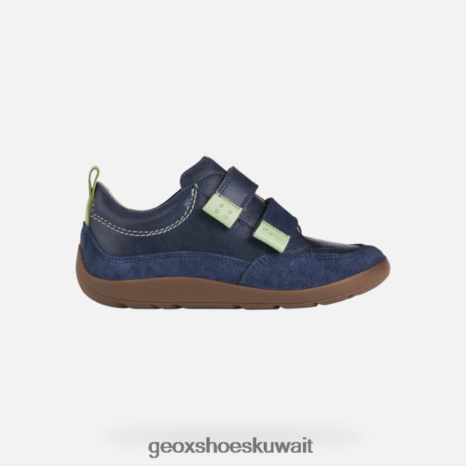 Geox BLL84T1397 Barefeel Boy Navy/Acid Green
