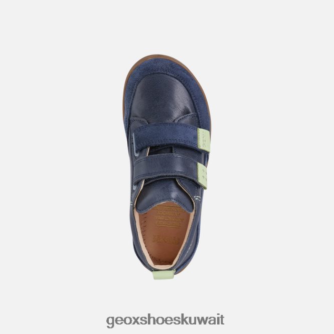 Geox BLL84T1397 Barefeel Boy Navy/Acid Green