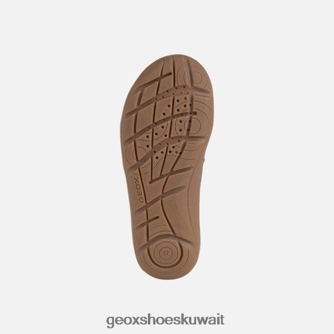 Geox BLL84T1397 Barefeel Boy Navy/Acid Green