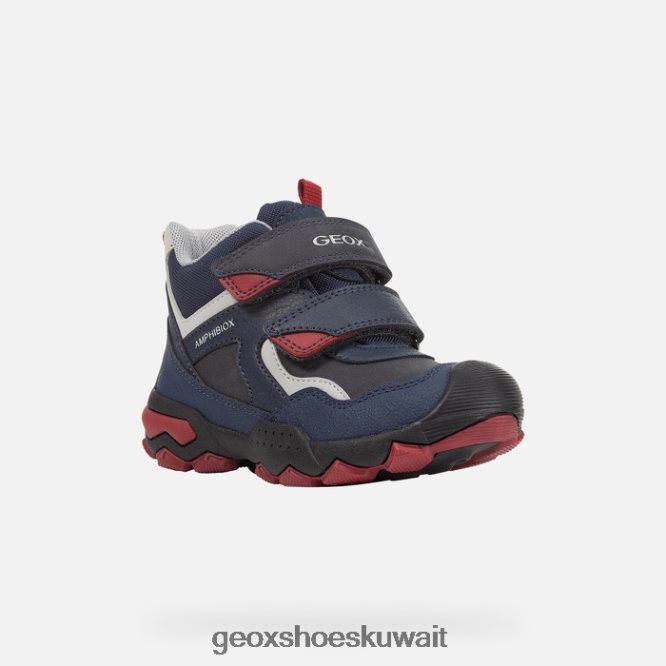 Geox BLL84T1406 Buller Abx Boy Navy/Dark Red