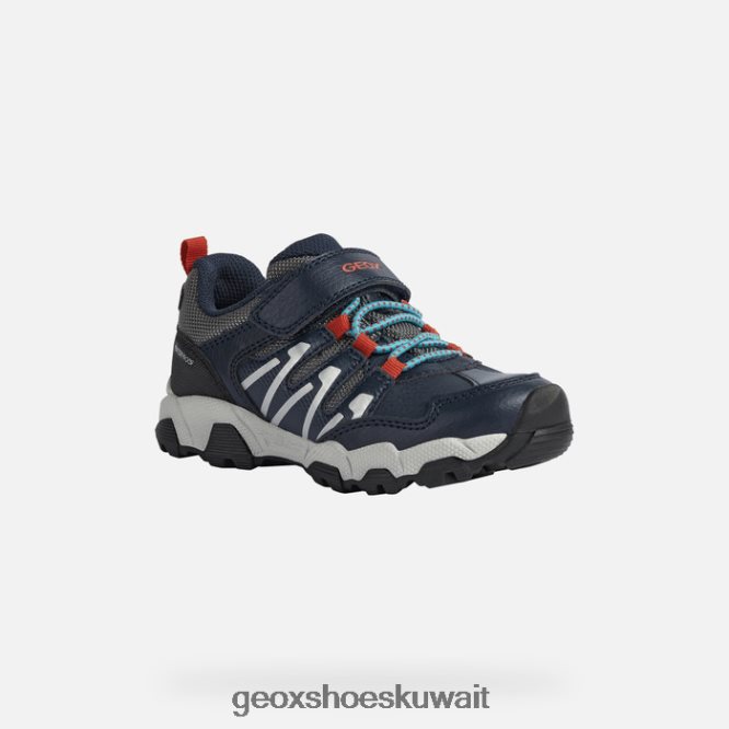 Geox BLL84T1407 Magnetar Boy Navy/Red