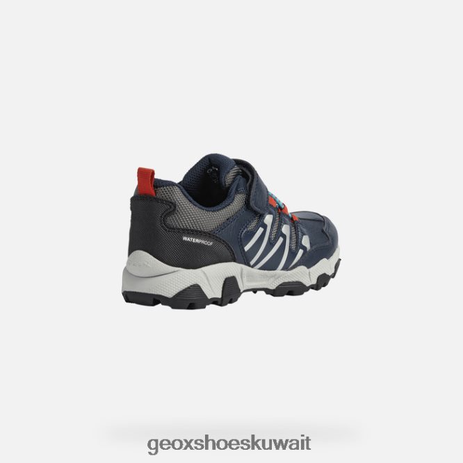 Geox BLL84T1407 Magnetar Boy Navy/Red