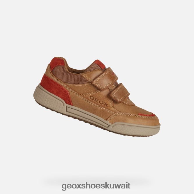 Geox BLL84T1411 Poseido Boy Cognac/Red