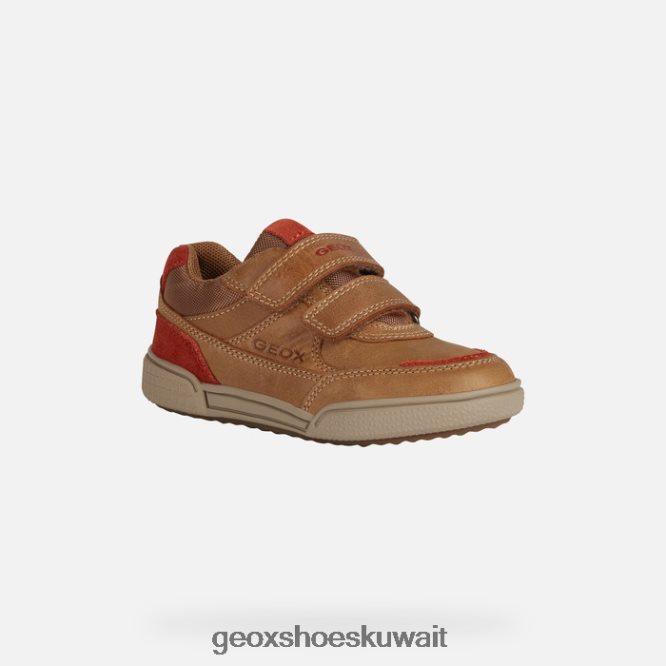 Geox BLL84T1411 Poseido Boy Cognac/Red