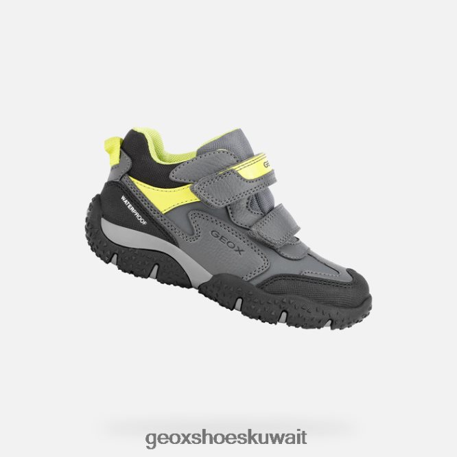 Geox BLL84T1413 Baltic Boy Dark Grey/Lime