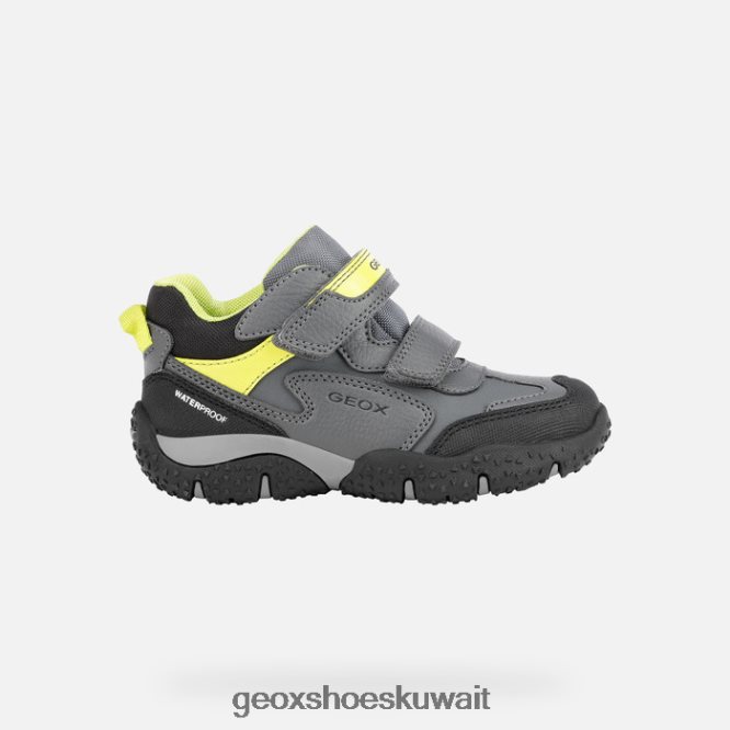 Geox BLL84T1413 Baltic Boy Dark Grey/Lime