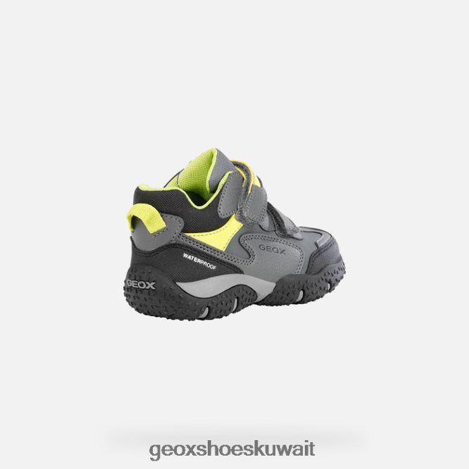 Geox BLL84T1413 Baltic Boy Dark Grey/Lime