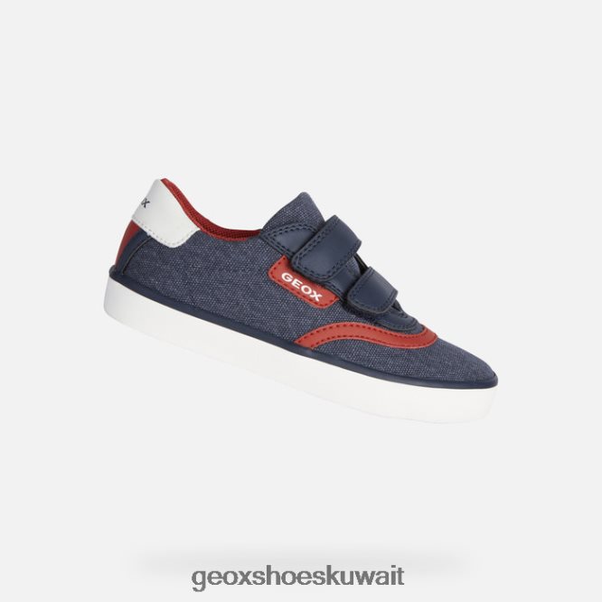 Geox BLL84T1421 Gisli Boy Navy/Red