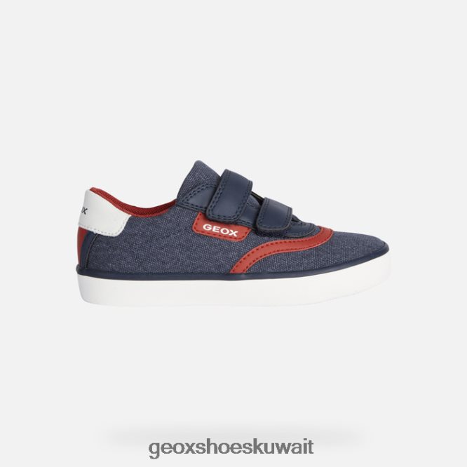 Geox BLL84T1421 Gisli Boy Navy/Red