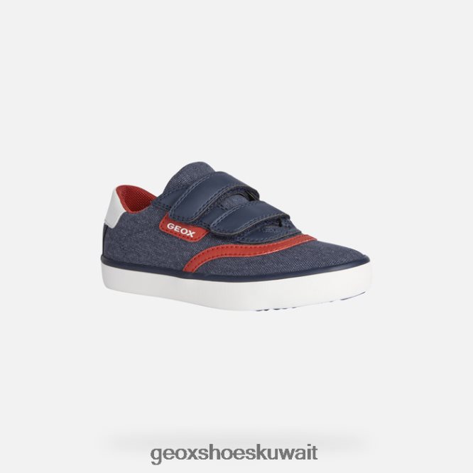 Geox BLL84T1421 Gisli Boy Navy/Red