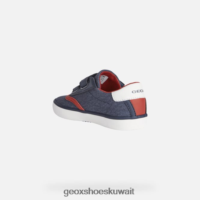 Geox BLL84T1421 Gisli Boy Navy/Red