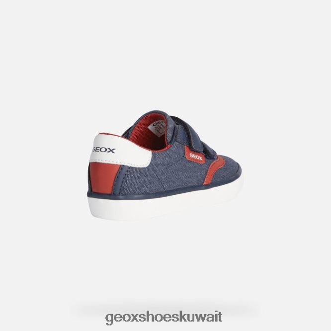 Geox BLL84T1421 Gisli Boy Navy/Red