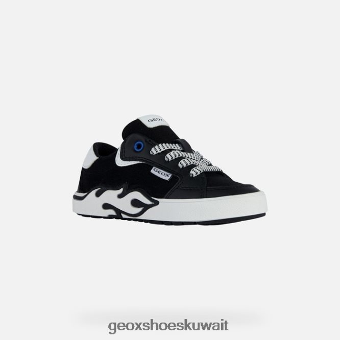 Geox BLL84T1949 Alphabeet Boy Black/White
