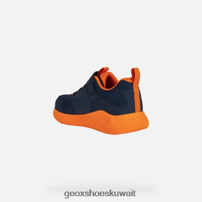 Geox BLL84T1960 Sprintye Boy Navy/Orange