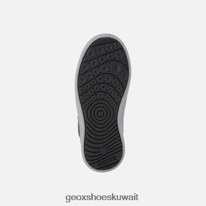 Geox BLL84T1972 Arzach Boy Black/Rust