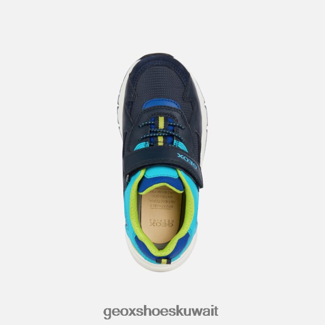 Geox BLL84T1977 Rooner Boy Navy/Lime