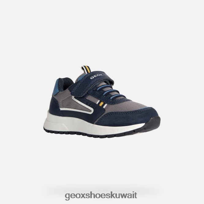 Geox BLL84T1979 Briezee Boy Navy/Grey