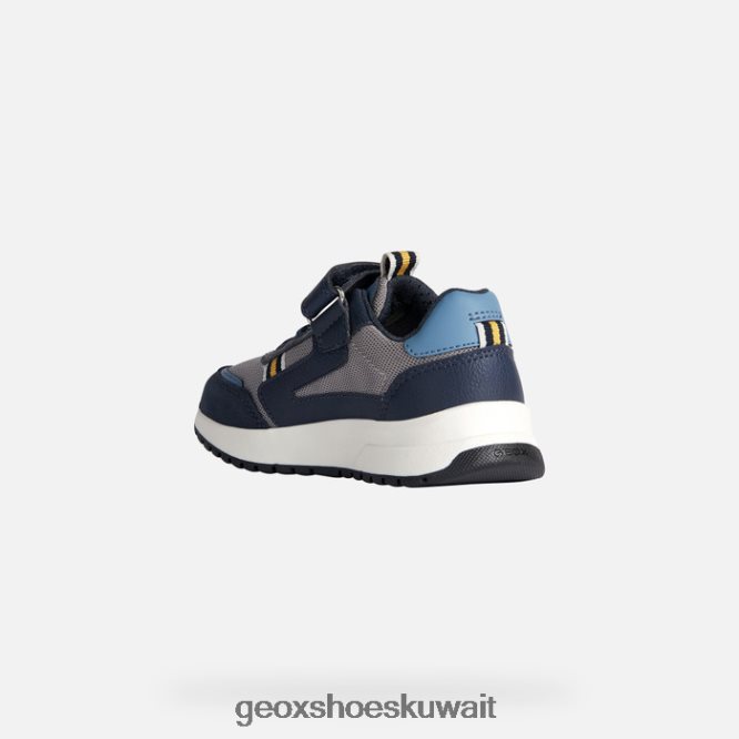 Geox BLL84T1979 Briezee Boy Navy/Grey
