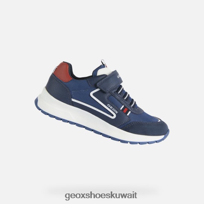 Geox BLL84T1980 Briezee Boy Navy/Red