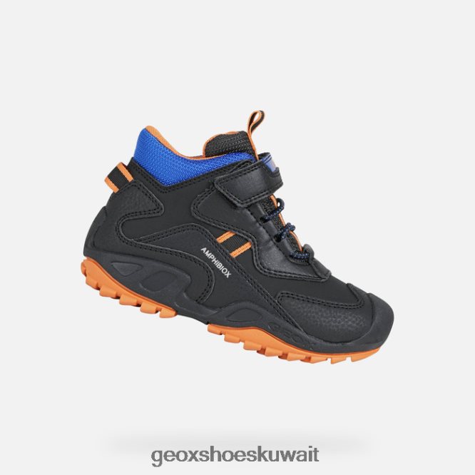Geox BLL84T1994 New Savage Abx Boy Black/Orange