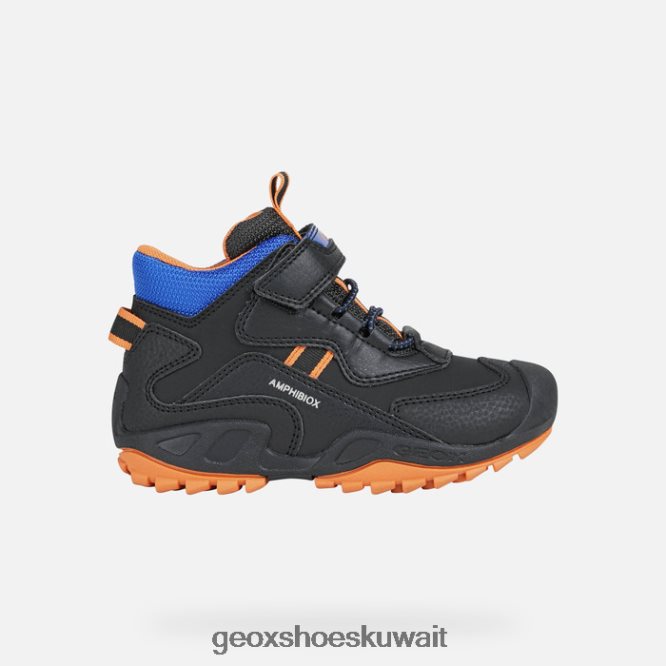 Geox BLL84T1994 New Savage Abx Boy Black/Orange