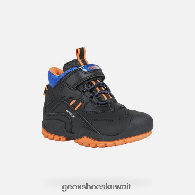 Geox BLL84T1994 New Savage Abx Boy Black/Orange