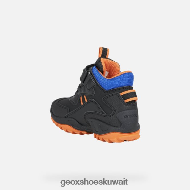 Geox BLL84T1994 New Savage Abx Boy Black/Orange