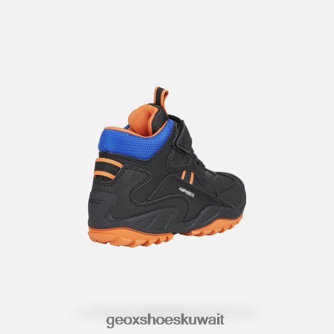 Geox BLL84T1994 New Savage Abx Boy Black/Orange