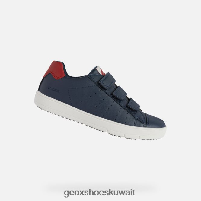 Geox BLL84T2005 Silenex Boy Navy/Red