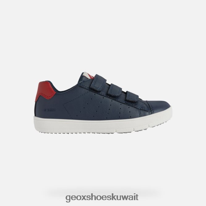 Geox BLL84T2005 Silenex Boy Navy/Red
