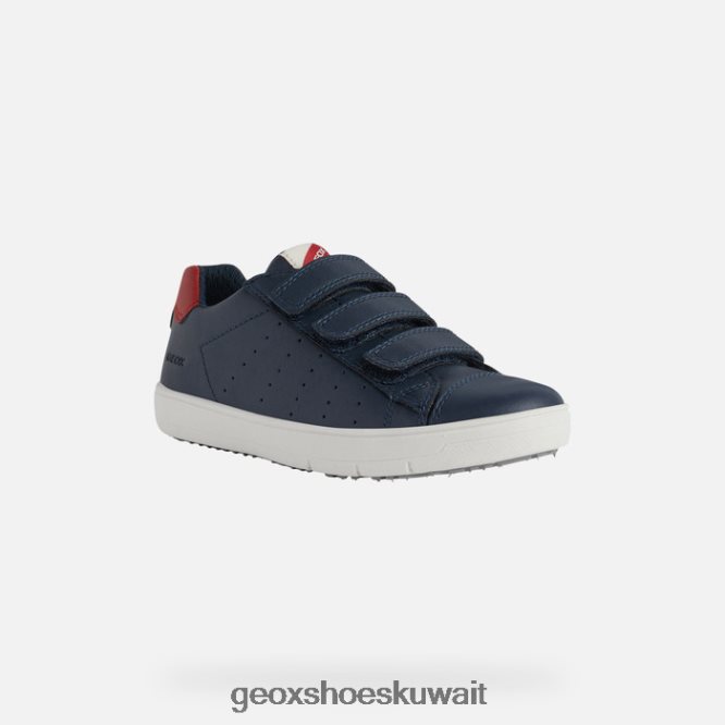 Geox BLL84T2005 Silenex Boy Navy/Red