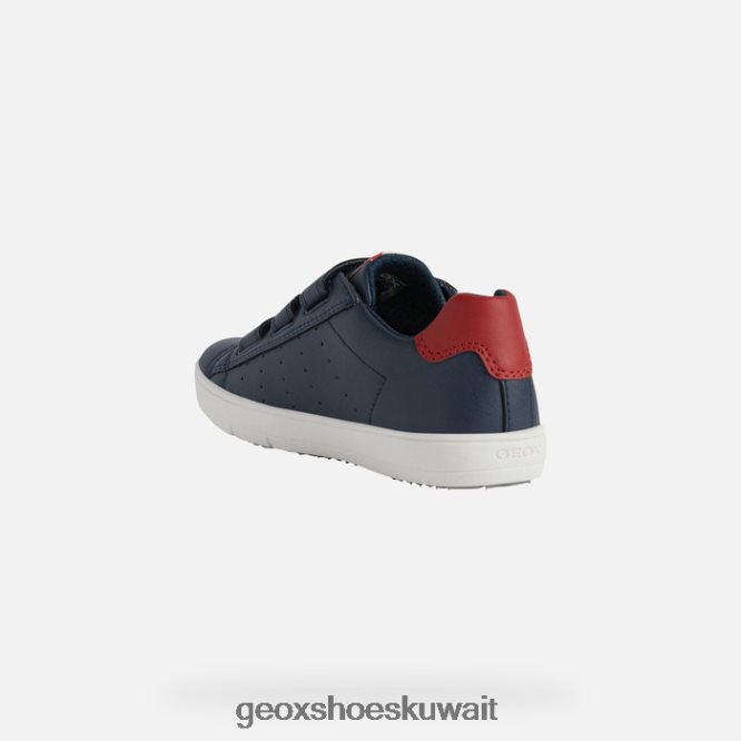 Geox BLL84T2005 Silenex Boy Navy/Red