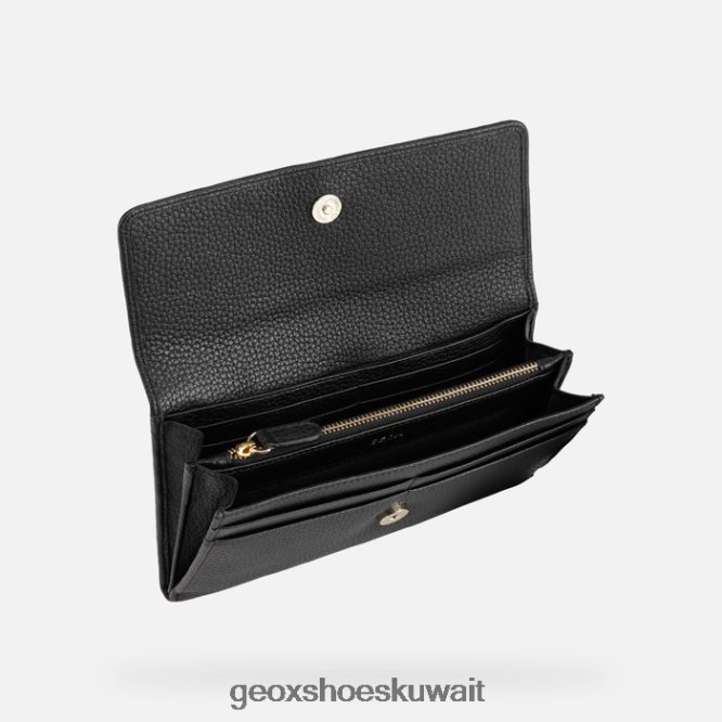 Geox BLL84T1683 Wallet Woman Black