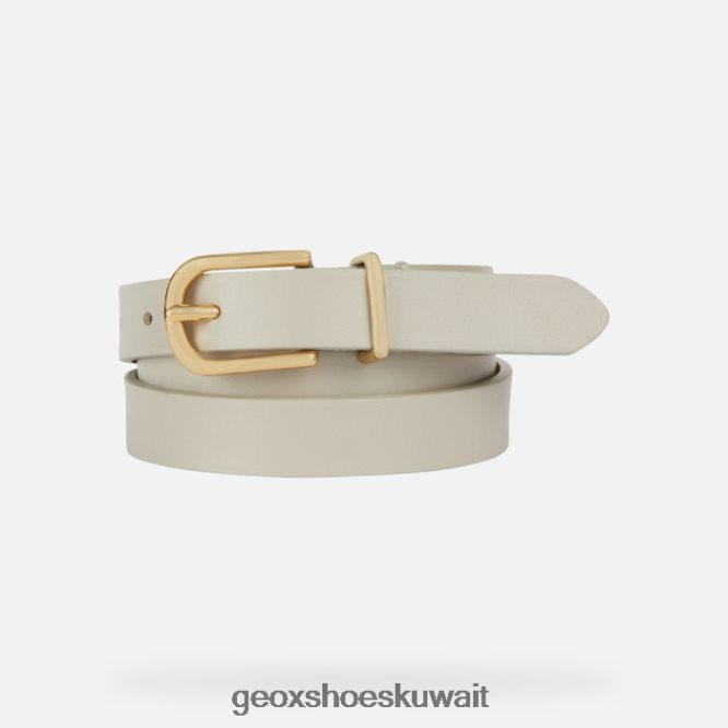 Geox BLL84T1696 Belt Woman Off White
