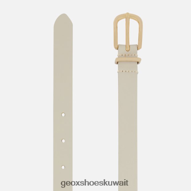 Geox BLL84T1696 Belt Woman Off White