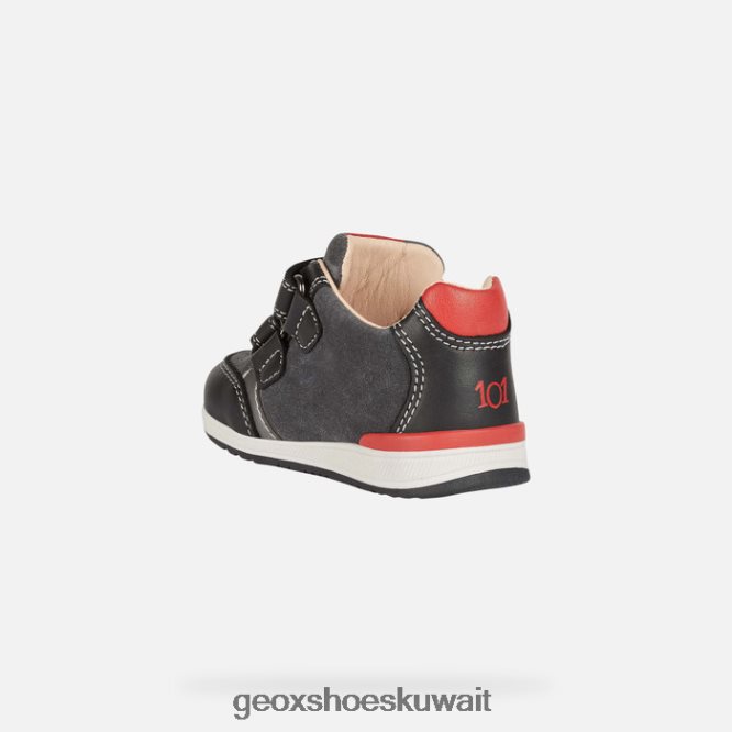Geox BLL84T1442 Rishon Baby Black/Dark Grey