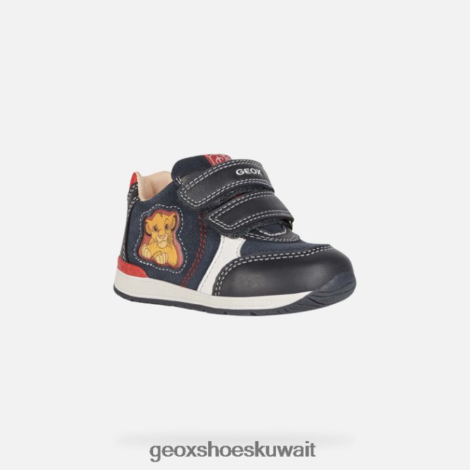 Geox BLL84T1443 Rishon Baby Dark Navy/Red
