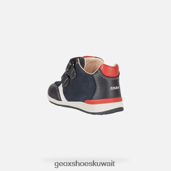 Geox BLL84T1443 Rishon Baby Dark Navy/Red