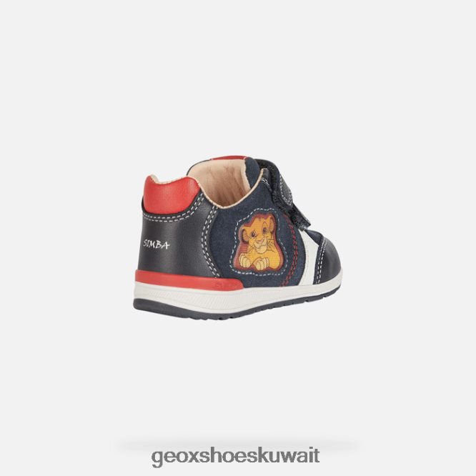 Geox BLL84T1443 Rishon Baby Dark Navy/Red