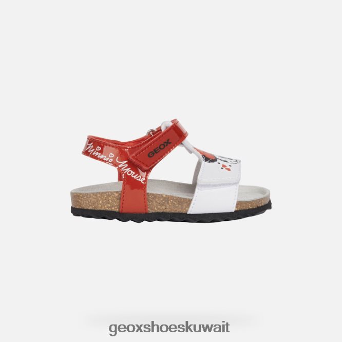 Geox BLL84T1597 Sandal Chalki Baby Red/White