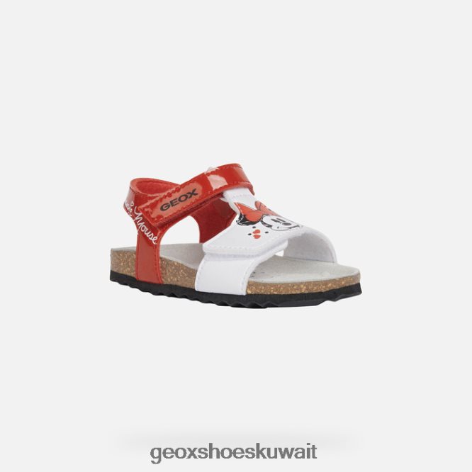 Geox BLL84T1597 Sandal Chalki Baby Red/White