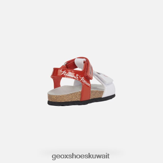 Geox BLL84T1597 Sandal Chalki Baby Red/White