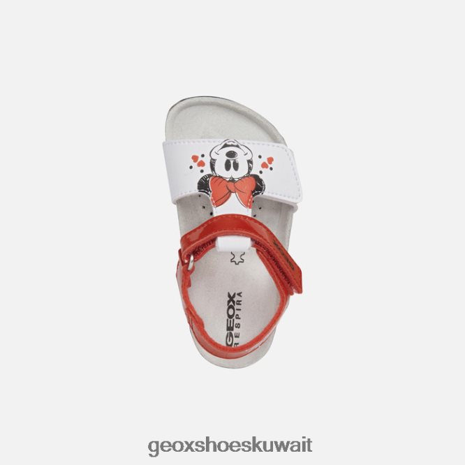 Geox BLL84T1597 Sandal Chalki Baby Red/White