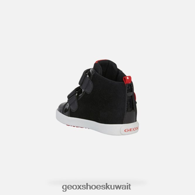 Geox BLL84T1607 Kilwi Toddler Black/Red
