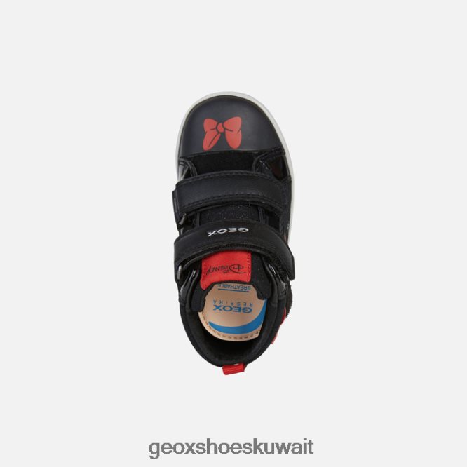 Geox BLL84T1607 Kilwi Toddler Black/Red
