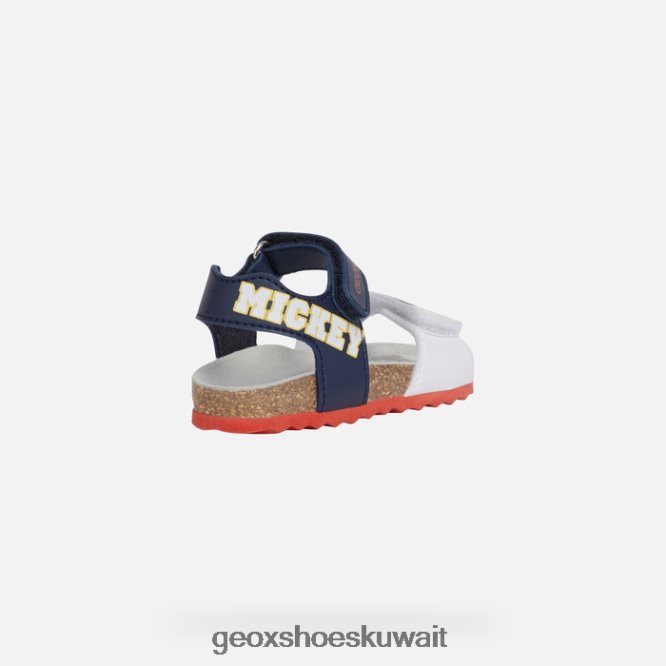 Geox BLL84T1644 Sandal Chalki Baby Navy/White
